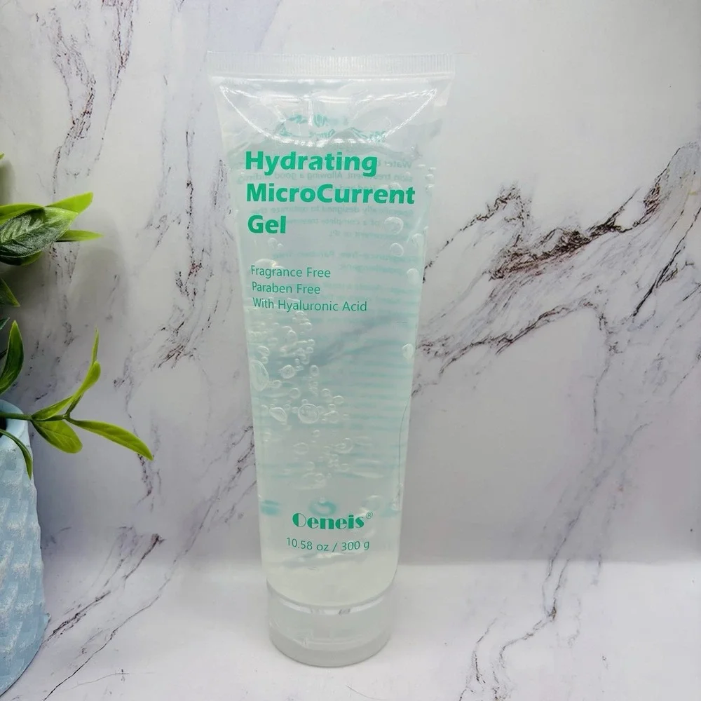 Oeneis Hydrating Microcurrent Gel Hyaluronic Acid Fragrance-Free Clear New
